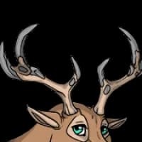 Wolpertinger Horns female mutation of undefined