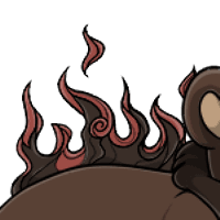 Flaming Back female mutation of undefined