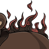 Flaming Back male mutation of undefined
