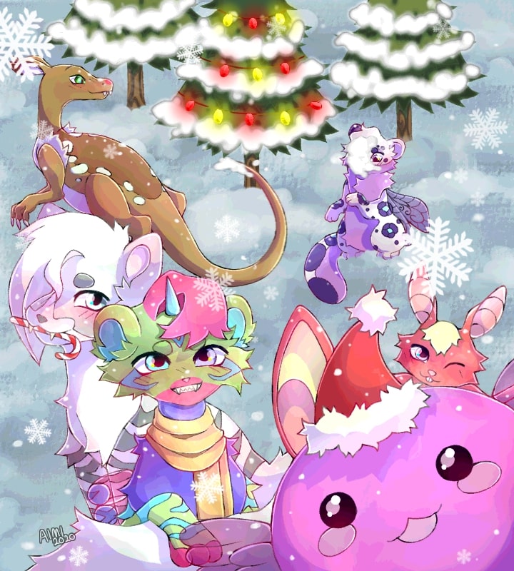 Advent Calendar 2020 background version 2