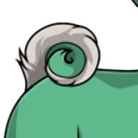 Tiny Curled Tail female mutation of Canis