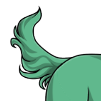 Wavy Thin Tail female mutation of Canis