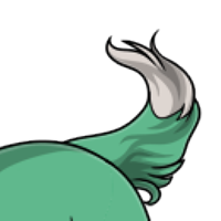 Tipped Wavy Thin Tail male mutation of Canis