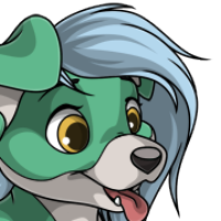 Forelock female mutation of Canis