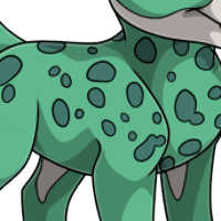 Dalmatian Body female mutation of Canis