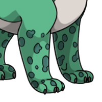 Dalmatian Legs female mutation of Canis