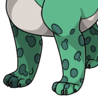 Dalmatian Legs male mutation of Canis