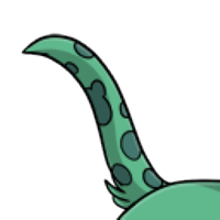 Dalmatian Tail female mutation of Canis