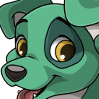 Eyepatched Head male mutation of Canis