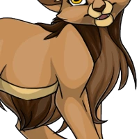 Bicolor Mane female mutation of Catus