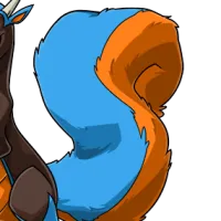 Squirrel Tail male mutation of Draconis
