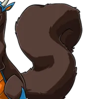 Solid Squirrel Tail male mutation of Draconis