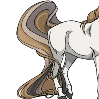 Tricolor Flowing Tail female mutation of undefined