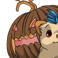 Carved Pumpkin Back female mutation of undefined
