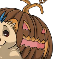Carved Pumpkin Back male mutation of undefined