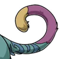 Tortie Cat Tail male mutation of Feline