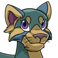 Red Panda Head female mutation of Feline