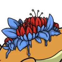 Colorized Blooming Back female mutation of undefined