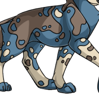Painted Dog Body female mutation of undefined