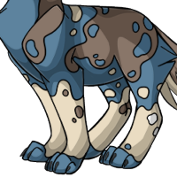 Painted Dog Body male mutation of undefined