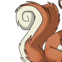 Fluffy Squirrel Tail female mutation of undefined