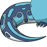 Python Tail female mutation of Mustela