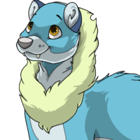 Fur Collar male mutation of Mustela