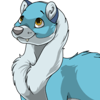 Fluffy Chest male mutation of Mustela