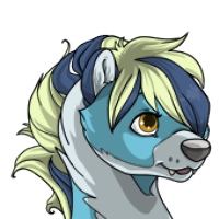 Striped Full Hair female mutation of Mustela