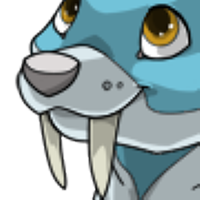 Walrus Teeth male mutation of Mustela