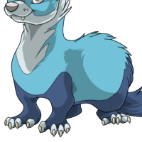 Stocking Body male mutation of Mustela