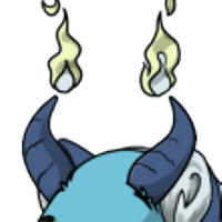 Flaming Devil Horns male mutation of undefined