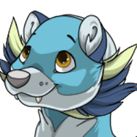 Bicolor Beard male mutation of Mustela