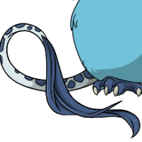 Giraffe Tail female mutation of Mustela