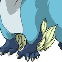 Leg Fur male mutation of Mustela