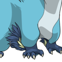 Bicolor Leg Fur female mutation of Mustela