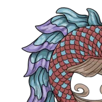 Floral Dorsal Fin female mutation of undefined
