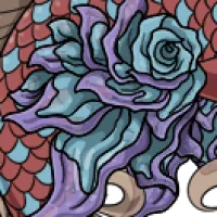 Floral Side Fins female mutation of undefined