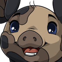 Bicolor Blotched Head male mutation of Porcus