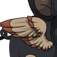 Tipped Feathered Wings female mutation of Porcus