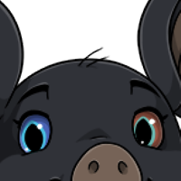 Heterochromia Kitty Eyes female mutation of Porcus