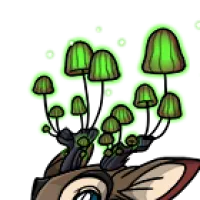 Toxic Glowing Fungi Antlers male mutation of undefined