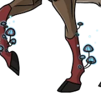 Glowing Fungi Legs male mutation of undefined