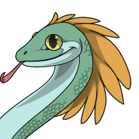 Thick Mane male mutation of Serpentes