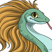 Flowing Mane female mutation of Serpentes