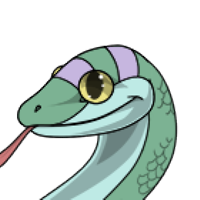 Broad Striped Head male mutation of Serpentes