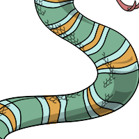 Coral Snake Body female mutation of Serpentes