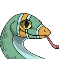 Coral Snake Head female mutation of Serpentes