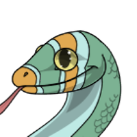 Coral Snake Head male mutation of Serpentes