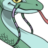 Striped Short Whiskers female mutation of Serpentes